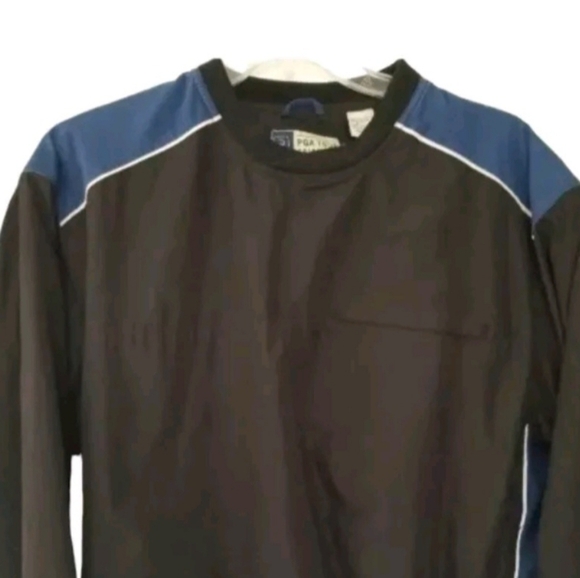 Vintage PGA TOUR Mens Golf Windbreaker Jacket Size Medium Pullover Pocket Logo. - Picture 3 of 9